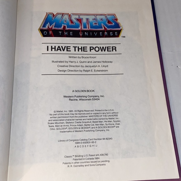 A Golden Book Mattel Masters Of The Universe “I Have The Power” By Bryce Knor - Picture 11 of 14